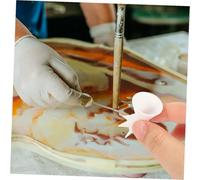 Housoutil Reusable Silicone Paint Pouring Cup with Unique Transparent Design Soft Lightweight Funnel Cup for Pigment Mixing Suitable for Artists Students and Outdoor Painting