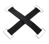 Housoutil Reusable with Nonslip Rubber and Metal Material Tie down Straps 2pcs Battery Adjustable Fastening Cinch Straps for Secure and Stable Battery Hold on Motorcycles and Cars