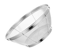 Housoutil Rice Washing Strainer Fine Mesh Stainless Steel Large Basket Suitable for Kitchen Vegetable and Fruit Drainage