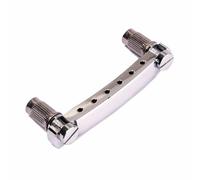 Housoutil Roller and Saddle for Tailpiece Guitar Electric Style Zinc Alloy Die-cast Bridge Unit Attached Studs, Easy to Mount for Playing Wonderful Music