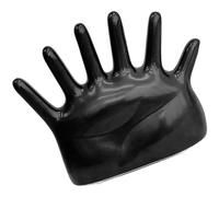 Housoutil Room Home Display and Desk for Scratching, Decor Ceramic Hand Holder Stand with Elegant Black Finish Stylish Organizer to Prevent from Tarnishing Jewelry