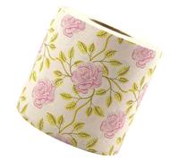 Housoutil Rose Toilet Paper Roll Decorative Toilet Tissue with Bamboo Pulp Material, Gentle the Skin and Elegant Design, for Bathroom Use and Special Occasions, Creative Unique Packaging