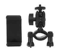 Housoutil Rotating Motorcycle Rearview Mirror Mount Abs Phone Holder and Action Camera Clamp for Bike Scooter Compatible with Gopro Weatherproof Multi-angle Stand for Navigation and Filming