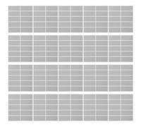 Housoutil Scratch Off Labels Paper Stickers Silver 50 Sheets Self-Adhesive Rectangle Versatile Usage Creative Design 2.4x1 Inch Scratchcard Reward Stickers for Games and Weddings