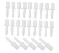 Housoutil Shutter Pins, 60PCS Shutter Repair Bolts, Plastic Plantation Shutter Pins, Repair Kit (Head Random)