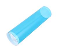 Housoutil Shuttlecock Storage Tube with Cap, Lightweight Blue Plastic Container for Badminton, Portable 6pcs Storage Tube for Gym, Home, and Outdoor Use
