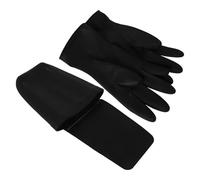 Housoutil Silicone Hair Straightener Holder Curling Iron Covers with Tailored Stability Design Minimizing Movement Sleek Modern Style Black Heat Resistant Sleeve for Salon and Home Use