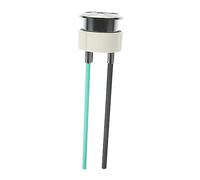 Housoutil Silver Toilet Flush Button with 3.8cm Installation Diameter for Water Tank Replacement, Abs Material Easy to Press and Clean, Suitable for Home and Hotel Bathrooms