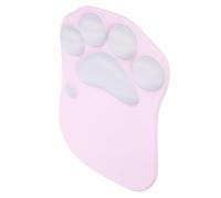 Housoutil Slip Cat Paw Mouse Pad with Ergonomic Wrist Rest Creative Silicone Design for Home Office Use Non Slip Base for Smooth Operation Adorable Functional Gaming Accessory