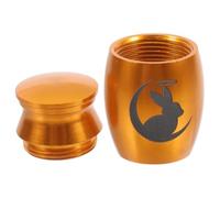 Housoutil Small Stainless Steel Pet Ashes Urn for Small Animals and Rabbits with Secure Closure and Elegant Design, Versatile Keepsake Jar for Memorial Storage
