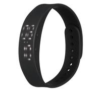 Housoutil Smart Watch Fitness for Students Adjustable, Led Sports Wrist Bracelet Vibration Alarm, Black Smart Wristband for Daily Activity Monitoring