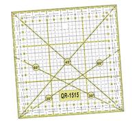 Housoutil Square Quilting Ruler with Grid Lines Premium Sewing Guide for Precise Patchwork Cutting High Definition Printed Lines Suitable for Left Right Hand Use DIY Crafts