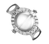 Housoutil Stainless Steel Dumpling Maker Dough Press Mold Large Size 304 Food-Grade Dumplings Mould for Home Kitchen Manual Wrapper Press Tool