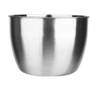 Housoutil Stainless Steel Egg Stirring Basin for Kitchen Use, Deep and Thick Multi-Purpose Mixing Bowl for Mixing Salads and Baking Tasks, Silver Sturdy Design