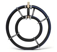 Housoutil Stainless Steel round Air Panel for Aquariums and Fish Tanks, Versatile Water Bubbler Minimizing Maintenance, Aquarium Supply for Efficient Oxygen Diffusion