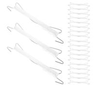 Housoutil Sturdy Jute Pea Netting Plant Vine Support Hooks Set with Plastic and Stainless Steel Materials, for Gardens and Outdoor Garden Use to Train Plants for Healthy Growth and Maximize