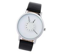 Housoutil Stylish Quartz Wrist Watch for Men and Women Featuring a Creative Reversal Small Dial Design, for Student Casual Wear and Graduation Party Celebrations