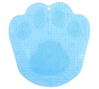 Housoutil Suction Cup Back Scrubber Pad Back Scrubber Mat Hands-Free Deeply Cleansing Skin TPR Material Bathroom Tool for Most People