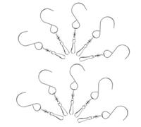 Housoutil Swivel Clasp Clips with 360° Rotating Design 16pcs Stainless Steel Space-Saving Size Hanging Hooks for Wind and Lanterns, for Balcony and Patio Garden Decor