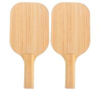 Housoutil Table Tennis and Antislip Handle, Wooden Material with Ergonomic Grip Design for Blind Person for Sports Education and Competitions, for Visually Impaired Individuals
