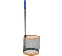 Housoutil Table Tennis Ball Picker with Spring-Loaded Net and Adjustable Handle Small Balls Collector for Training and Practice Sessions