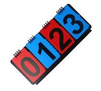 Housoutil Tabletop Score Board Score Board Multi-color Lightweight Pvc Stainless Steel Easy to Use Professional Game Scoreboard for Soccer Sports Activities