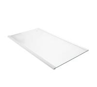 Housoutil Tempered Glass Refrigerator Shelf Safe Easy-clean Storage Partition for Food in Kitchen Freezer (15.75x9.61x0.28in)