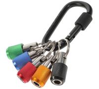 Housoutil Tool Holder 1 Keychain Bit Holder 1/4 Bit Extension Bar Keychain Screwdriver Bits Drill