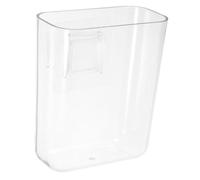 Housoutil Transparent Wall and Tabletop Pen Holder Organizer Creative PP Plastic Storage Case for Pens Makeup Brushes Lipsticks and Small Items Sturdy Desktop Organizer for Office and Study