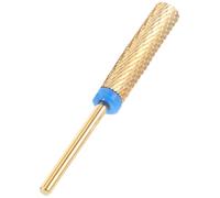 Housoutil Tungsten Carbide Nail Drill Bits Flat Top with Extra Long Polishing Head for Cuticle Removal and Nail Care Manicure Pedicure Accessories