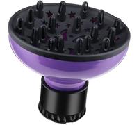 Housoutil Universal Hair Dryer Hood Diffuser Attachment for Hair Dryers with 4.2-6.2cm Diameter Made of Sturdy Nylon and Pvc Solves Drying and Frizz Problems at Home Or Salon