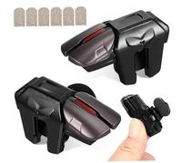 Housoutil Upgraded Mobile Game Controller Triggers with High Sensitivity Buttons Breathable Finger Sleeves for Comfortable Gaming and Control