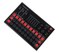 Housoutil Usb Sound Card Live Broadcast Equipment Gaming Mic Audio Card for Phone Voice Changer Real-ear-back Monitoring for Professional Streaming