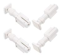 Housoutil Venetian Blind Brackets 4 Pieces No-Drill Mounting Holders Suitable for Standard Size Blinds in Living Room and Bedroom