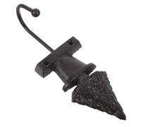 Housoutil Vintage Strong Support and Practical Storage Iron Wall Hook Potted Plant Shaped Rustic Metal with Antique Look for Coats and Towels for Entryway or Office