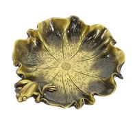 Housoutil Vintage Style Metal Calligraphy Ink Dish with Creative Retro Ink Container for Painting Brush Washing Pot Home and School Decoration for Chinese Calligraphy Enthusiasts