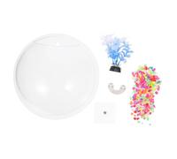 Housoutil Wall Mounted Acrylic Fish Bowl for Small Fish and Plants, Easy Hanging and Cleaning, Rounded Hemispherical Shape with Polished Curve, for DIY Micro Landscapes and Home