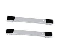 Housoutil Washing Machine Bracket Adjustable Stand Movable Rollers for Washing Machine Base Prevents Rust for Moving Heavy Appliances