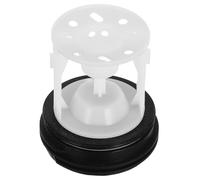 Housoutil Washing Machine Drain Pump Filter Cover -hole Plastic Lint Catcher Sewer Pipe Seal Ring for Washer Accessories Compatible 07 Model