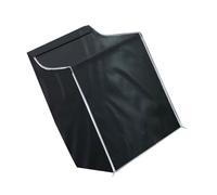 Housoutil Waterproof Oxford Cloth Washing Machine Cover for Automatic Washer, Protective Dust and Paint Resistant Dryer Cover, Suitable for Patio and Toilet Use, Black, Size 75x73x110cm