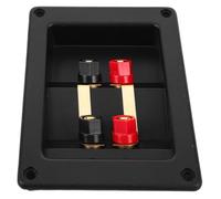Housoutil Weatherproof Outdoor Electrical Junction Box for Speaker Wire Connections Terminal Cable Connector with Four-terminal Setup for Indoor and Outdoor Audio Systems