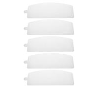 Housoutil Welding Hood Lens Replacement 5pcs Protective Shield Lens and Dust-resistant Pvc Surface 0.25mm Thickness, Sandblasting Helmet Visors for Sandblasting Equipment Operations