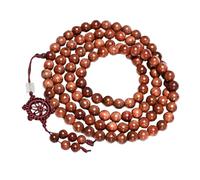 Housoutil Wood Bracelet Buddha Bead Bracelet with 108 Wooden Beads Comfortable for Wearing Does Not Hurt Hands Creative Design Chic Hand Jewelry Suitable for Daily Wearing and Gift Choice