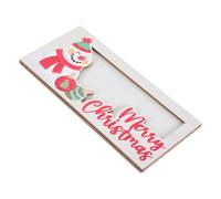 Housoutil Wooden Christmas Money Holder Snowman Themed Cash and Card Organizer Portable Holiday Party Decor Festive Wooden Craftsmanship for Xmas Gifts and Table Use