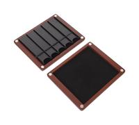 Housoutil Wooden Clarinet Reed Case for Alto Saxophone and Saxophone Reeds Waterproof and Sturdy Double-sided Storage Box for Music Classes and Performances
