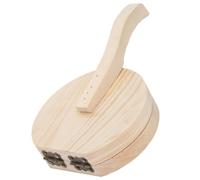 Housoutil Wooden Dough Presser for Making Dumplings with Fine Workmanship and Simple Operation, Dumpling Wrapper Mold Kitchen Gadget Suitable for Homemade Dough and Biscuit Shaping