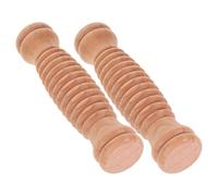 Housoutil Wooden Foot Roller Massager 2Pcs for Muscle Fatigue Relief Deep Tissue Portable Manual Foot Massage Tool for Reflexology and Leg Massage