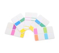 Housoutil Writable Sticky Index Tabs Repositionable Flags 400pcs with Waterproof Pet Material, Versatile Page Markers for Organizing Notes and Indexing, for Teachers and Students