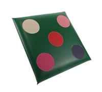 Housoutil Youth Fencing Equipment 14.6" Square Pu and Wood Board Precision Target Practice Versatile Wall-mounted Archery Target for School and Indoor Gym Training