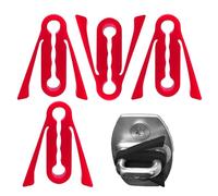 Housse de Protection pour Serrure de Porte - Silicone 4x3 cm 4 Pieces Anti-Choc | Réducteur de bruit de protecteur de serrure de porte pour le stationnement extérieur de garage de camion de SUV | Sécu